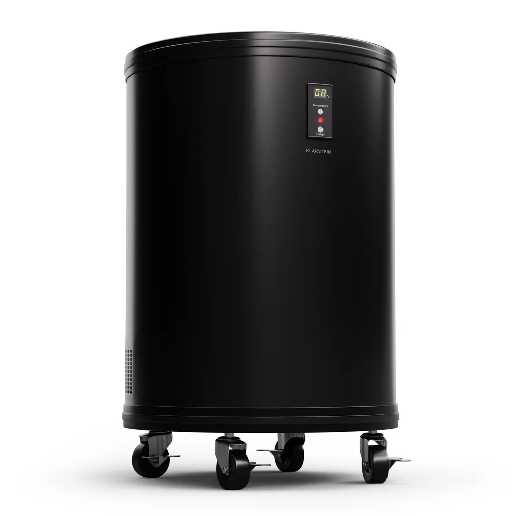 Réfrigérateur de Table pour Salon et Bureau 30 Litres en Inox Élégant