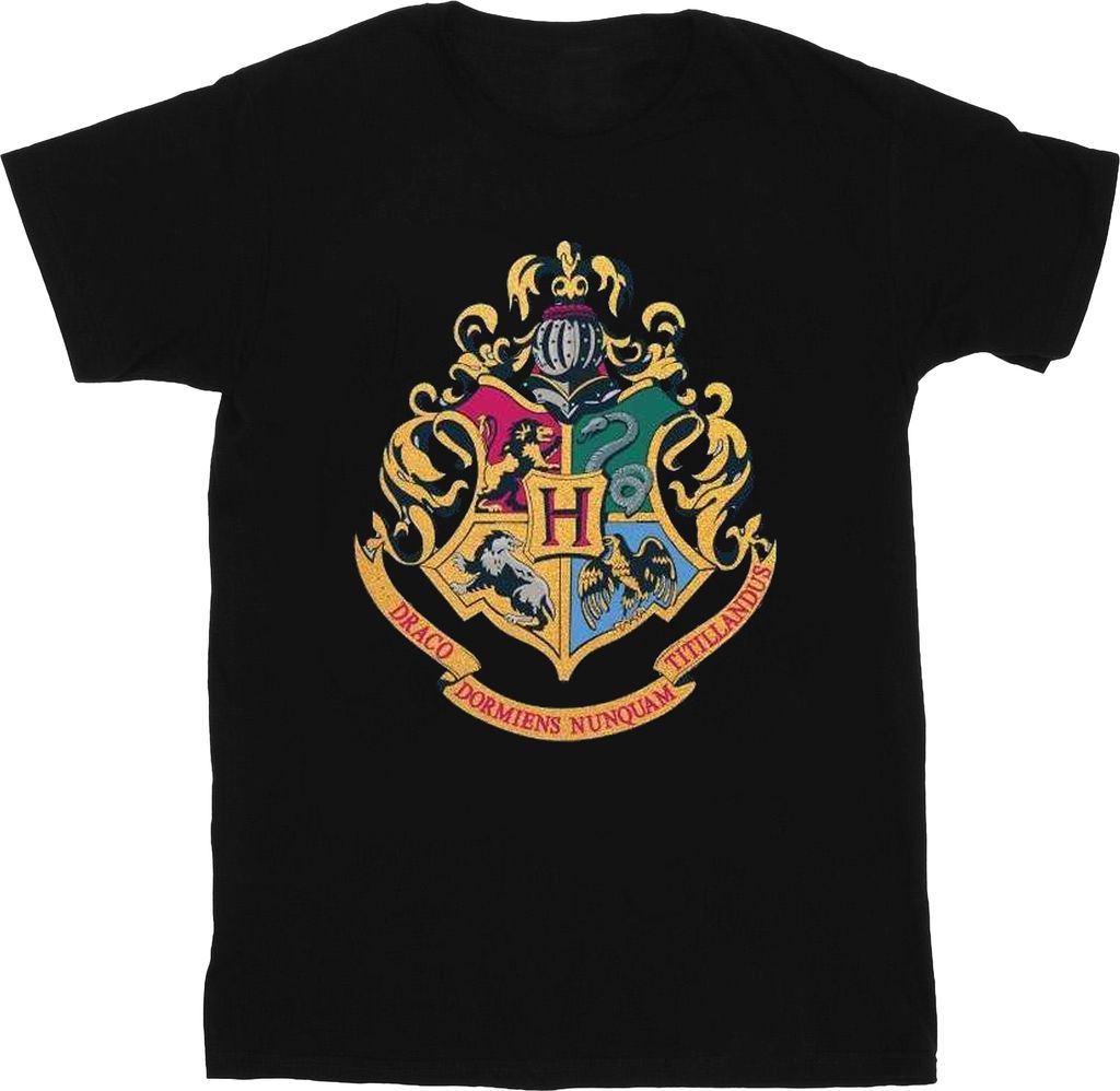 Harry Potter - "Hogwarts" T-Shirt für Jungen BI20633 (152-158) (Schwarz)