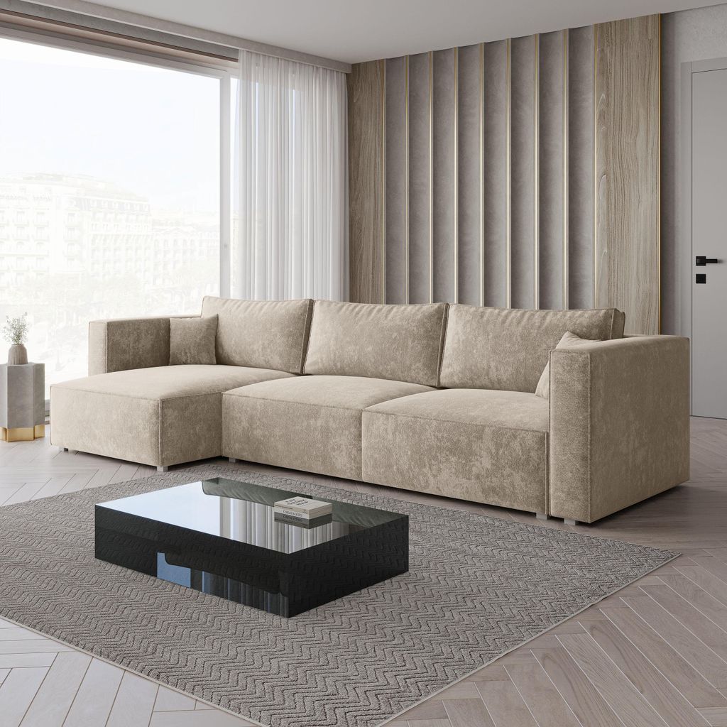 Masseno Ecksofa TOLMO LM mit Schlaffunktion L-Form, Sofa Produktbild 