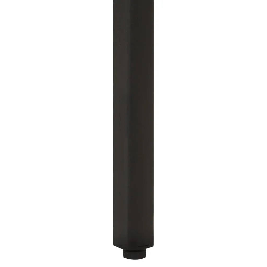 Table d'appoint stable en acacia et fer pour éviter les encombrements