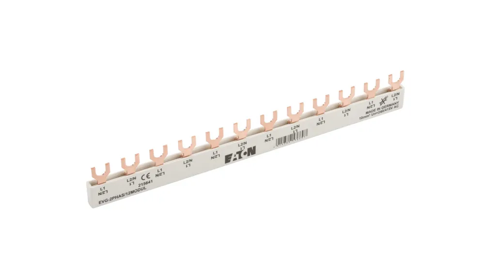 Peigne de pontage 16mm2 isolé 2 pôles 80A Eaton Z-GV-16 271063