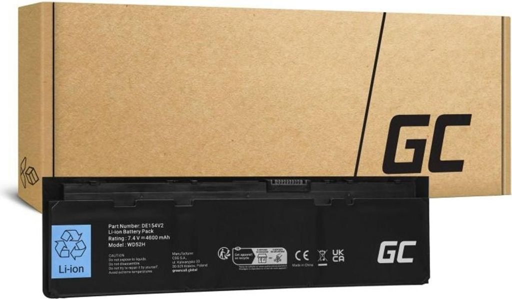 Green Cell Laptop-Akku WD52H VFV59 für Dell Latitude E7240 E7250