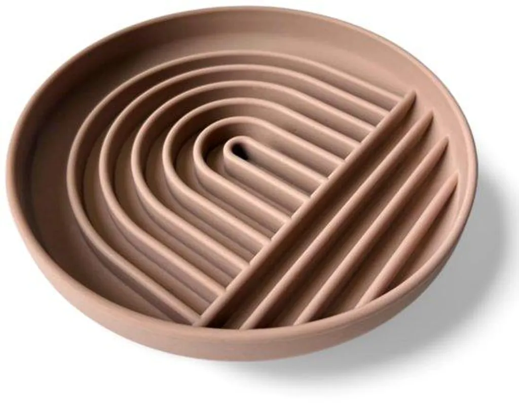 Gamelle anti-glouton silicone avec ventouse pour chien - Design 20cm