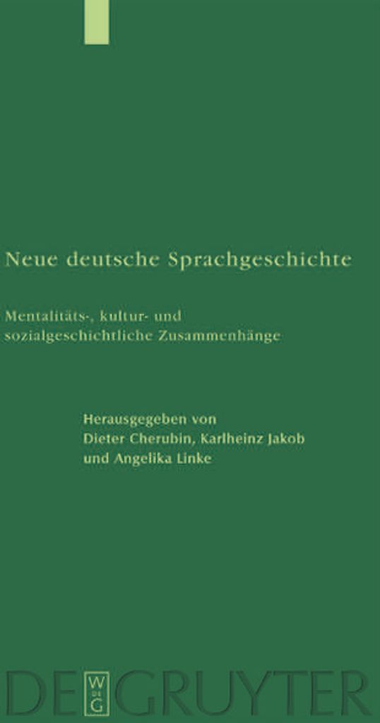 Neue deutsche Sprachgeschichte