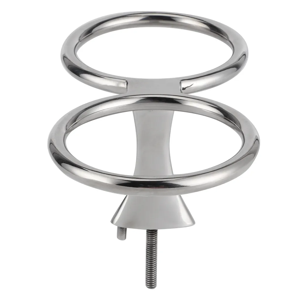 Portabicchieri ad Anello Singolo Acciaio Inox 316 - Accessorio Barca