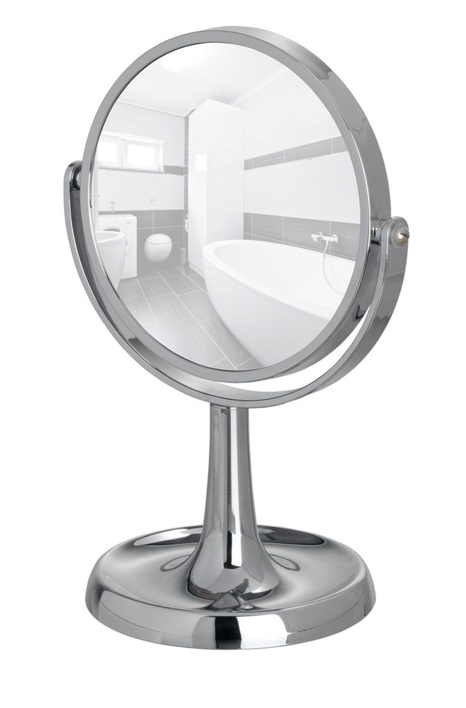 WENKO miroir de maquillage avec pied tablette chrome miroir Image du produit 