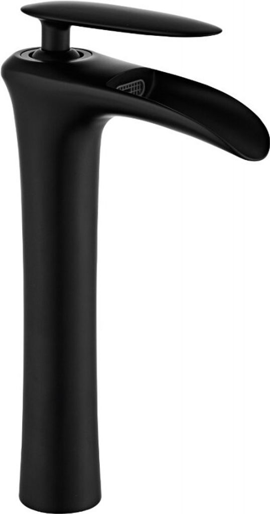 Mexen Lyra hohe Waschtischarmatur, Schwarz - 745310-70