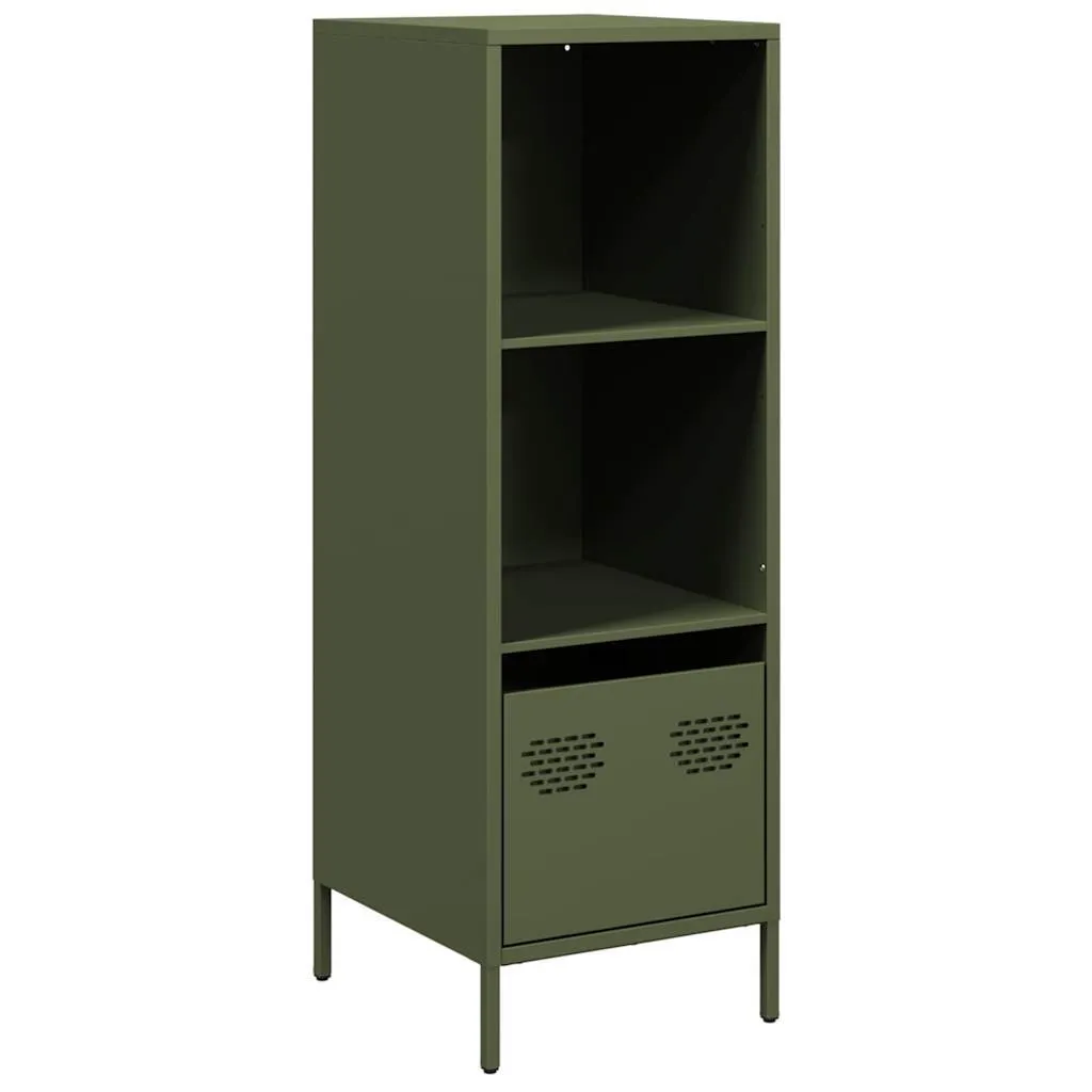 Lavagna verde oliva 35x39x103,5 cm in acciaio
