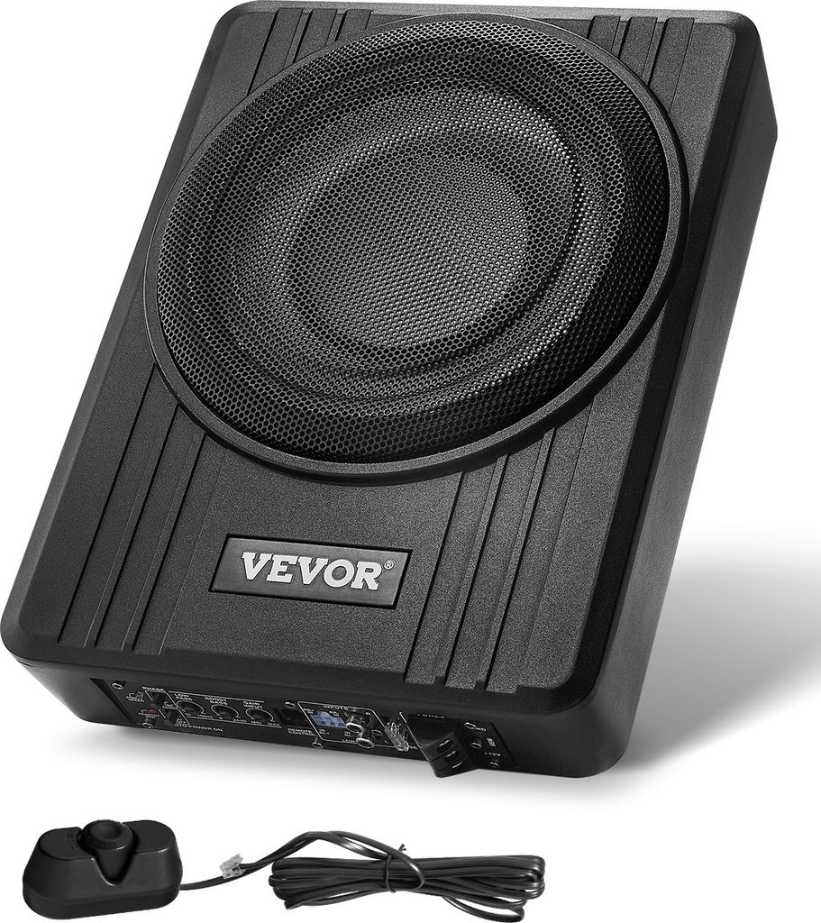 VEVOR Untersitz Auto Subwoofer 300 W 254 mm schlanker Auto Produktbild 
