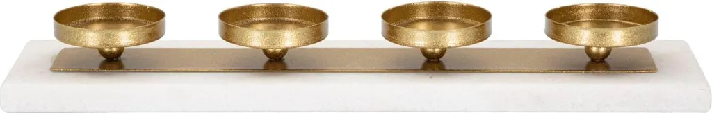 Porte-bougie Stable en Marbre : Solution Déco Chic pour Table 40cm - 2