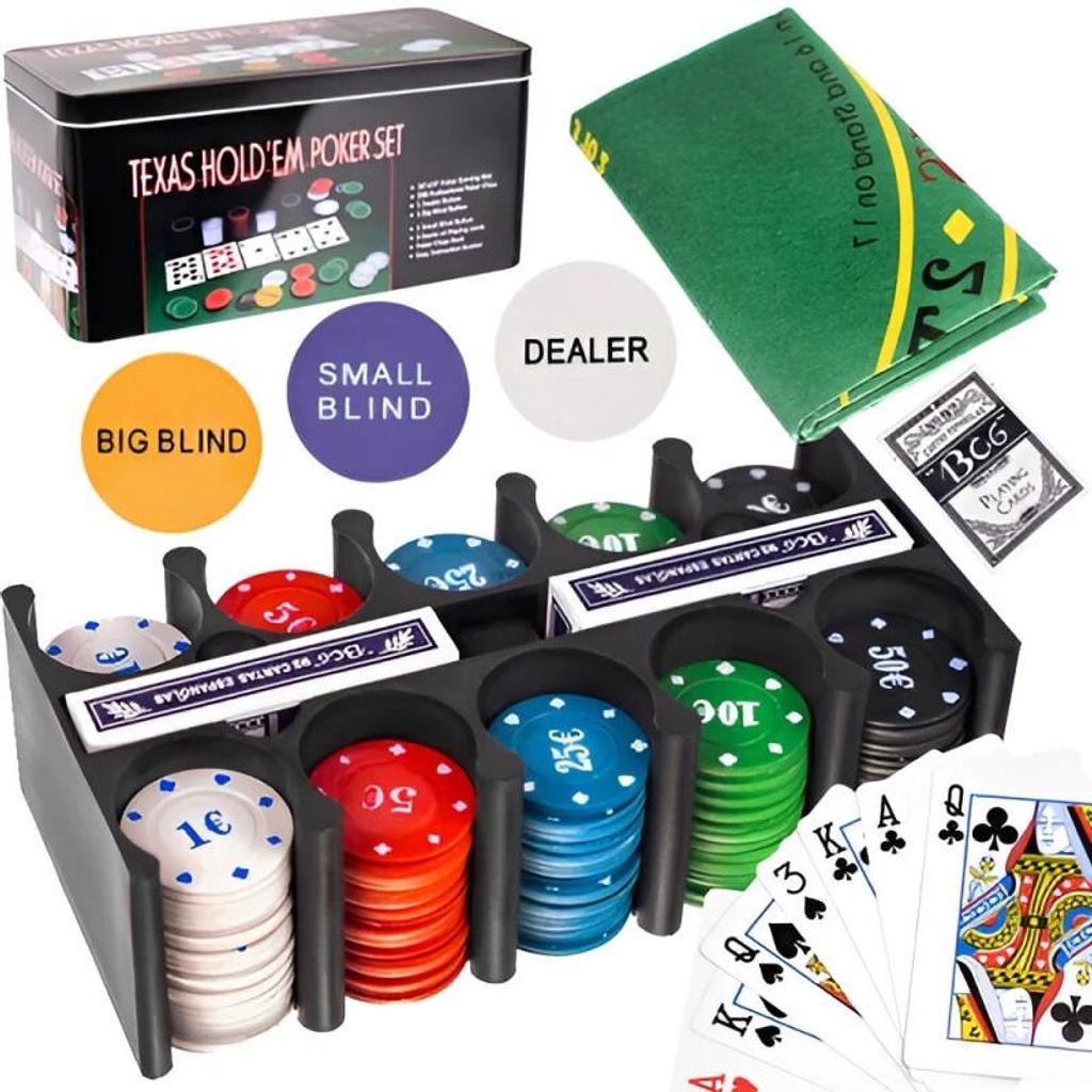 Malatec 23539 Texas Hold'em Poker-Set Produktbild 