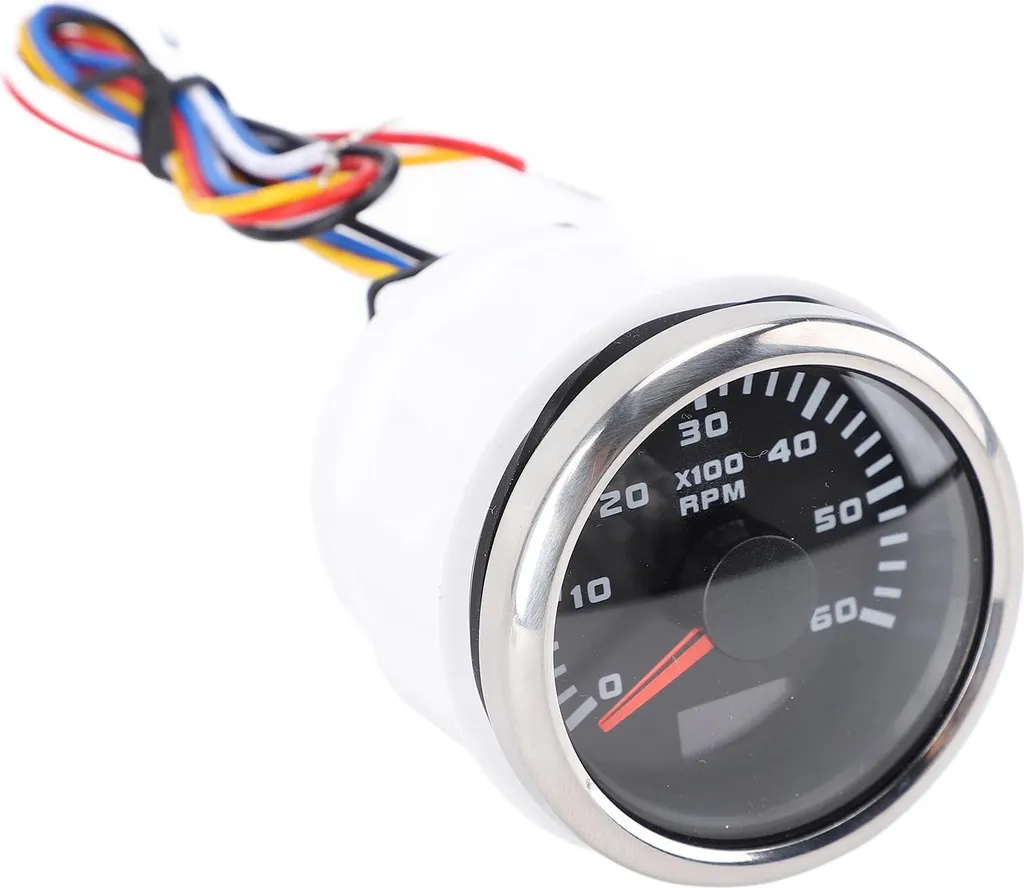 Compte-tours Universel 52mm 6000 RPM : Réparez votre Tableau de Bord - 6