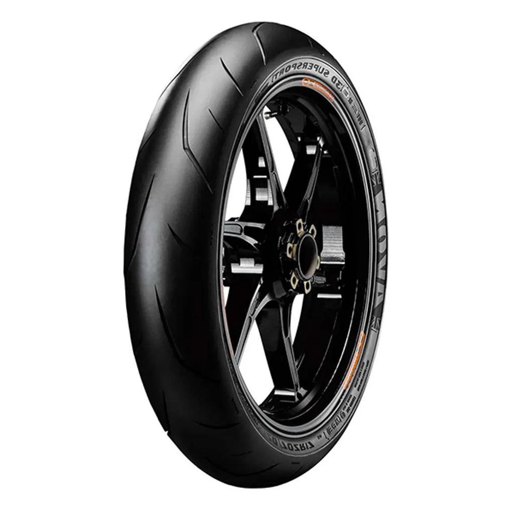 Avon 3D Supersport 120/70 R17 58W : Grip Maximal et Stabilité Latérale