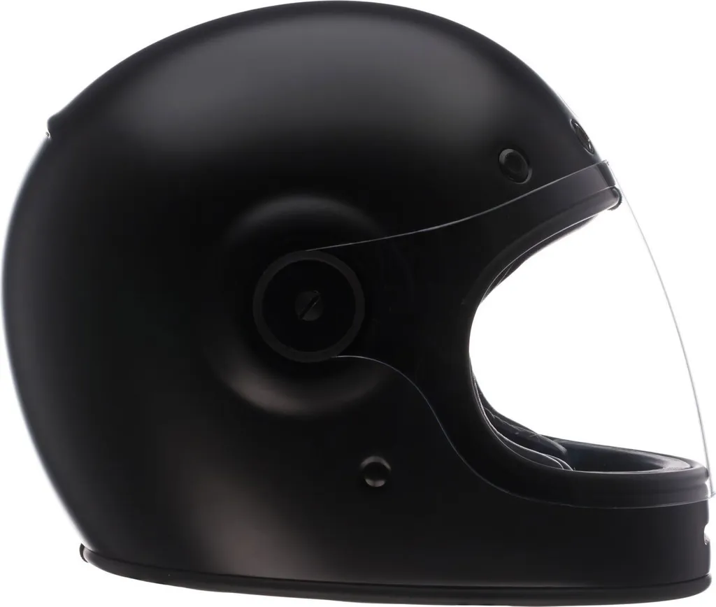 Casque Bell Bullitt Solid Noir Mat Taille S 55-56 pour Moto Vintage