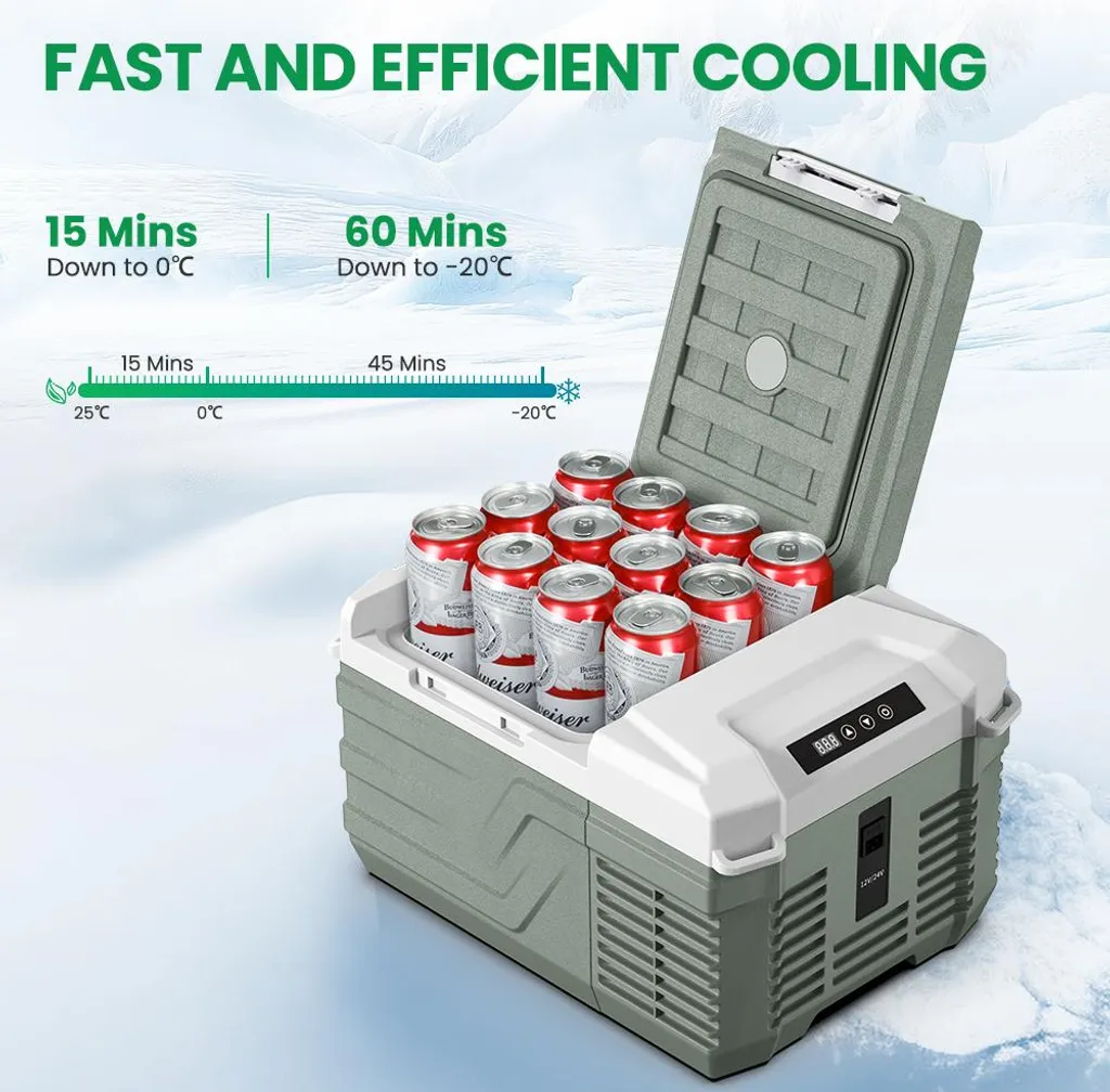 Glacière électrique rigide 9 Litres avec fonction refroidissement rapide - 2