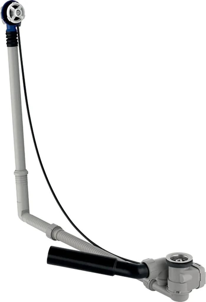Geberit Set Scarico Vasca con Comando Girevole d52mm L79cm Cromato
