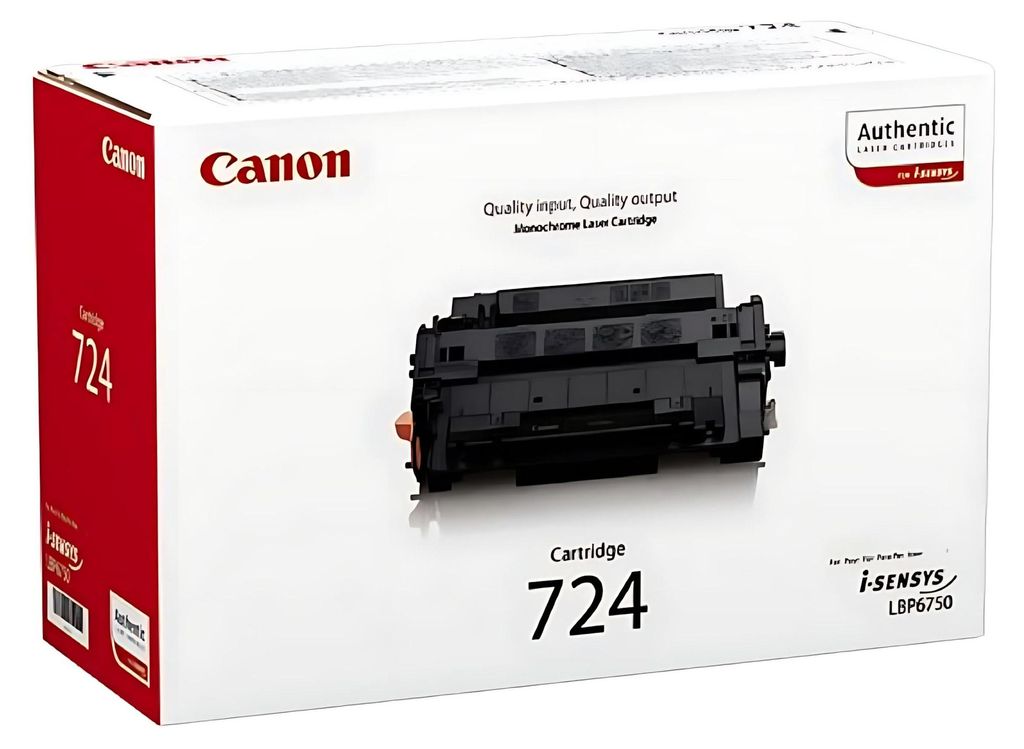 Canon CRG-724 - Schwarz - Originale - Tonerpatrone - per Immagine del prodotto 