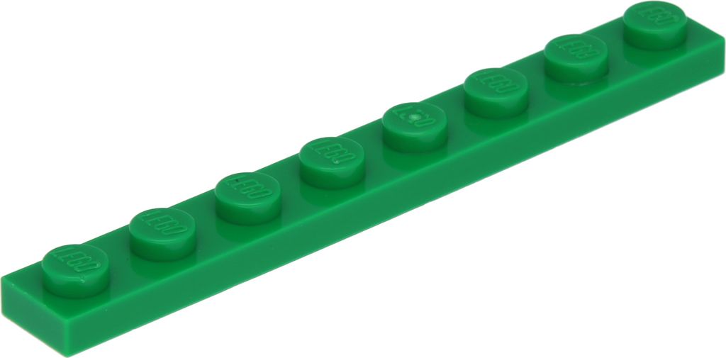 Lego 1x8 Platte 3460 - 1 Stück Grün