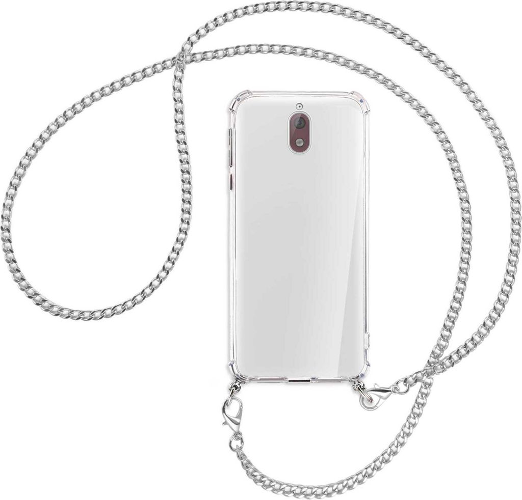 Handykette Backcover-Schutzhülle mit Band (Metall Produktbild 
