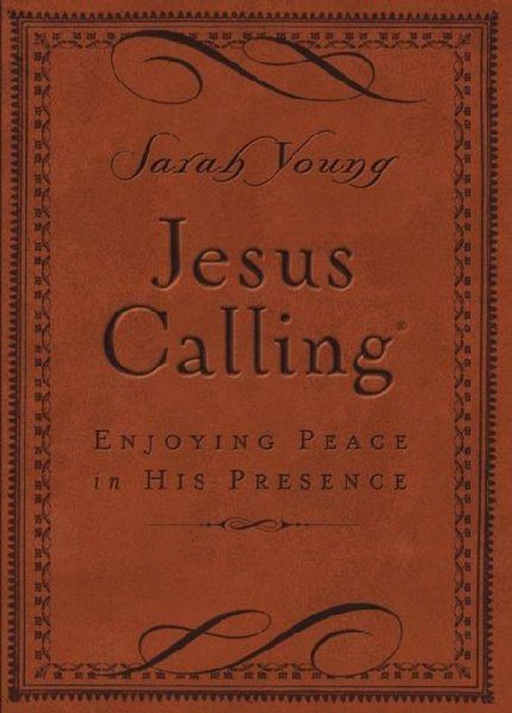 Jesus Calling, Small Brown Leathersoft, with Scripture Produktbild 