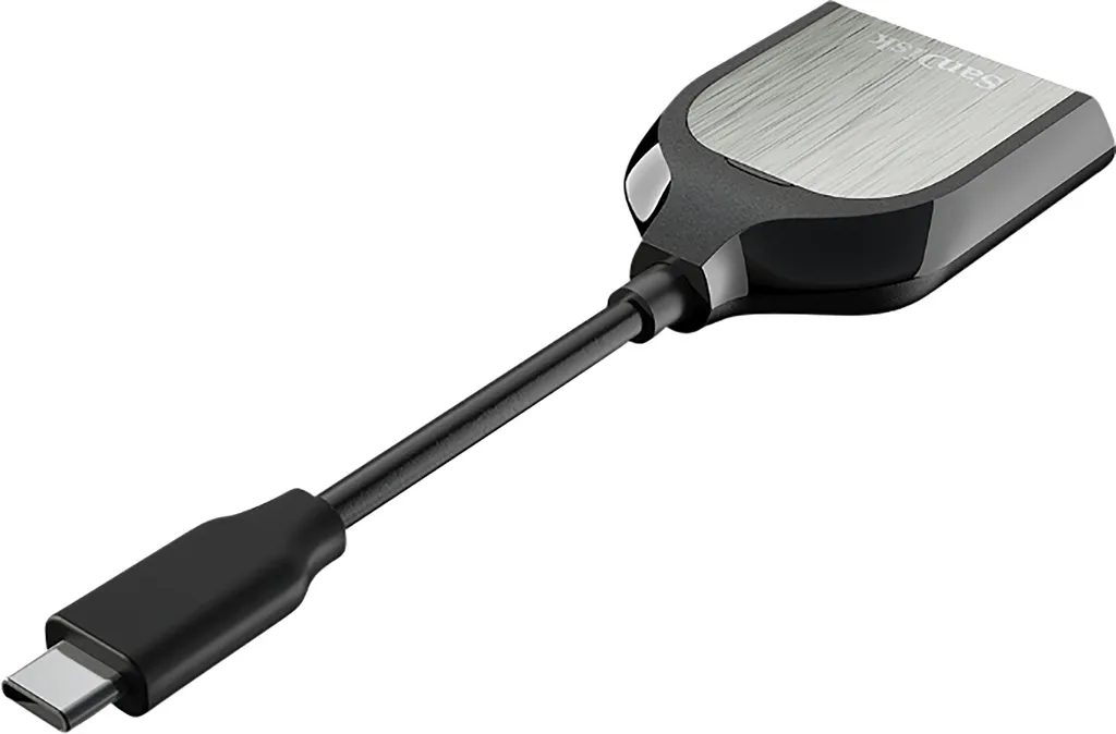 Transfert Vidéo 4K SanDisk Extreme PRO Lecteur SD USB-C 500 Mo/s Noir