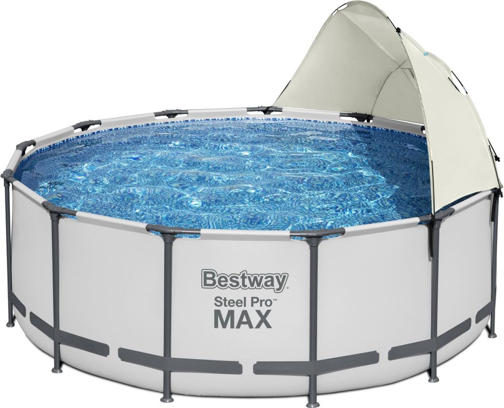 Bestway Sluneční stříška pro nadzemní bazény bílá Obrázek produktu 