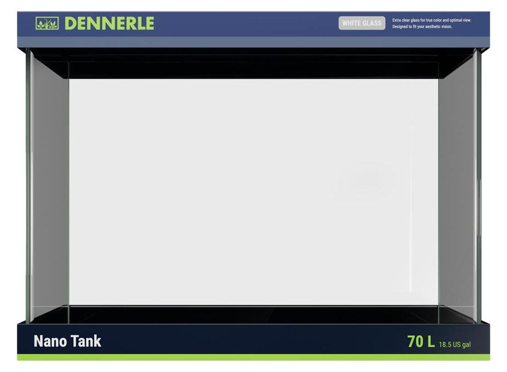 Dennerle Nano Tank Verre blanc, 70 litres - 50 x 39 x 36 cm Image du produit 