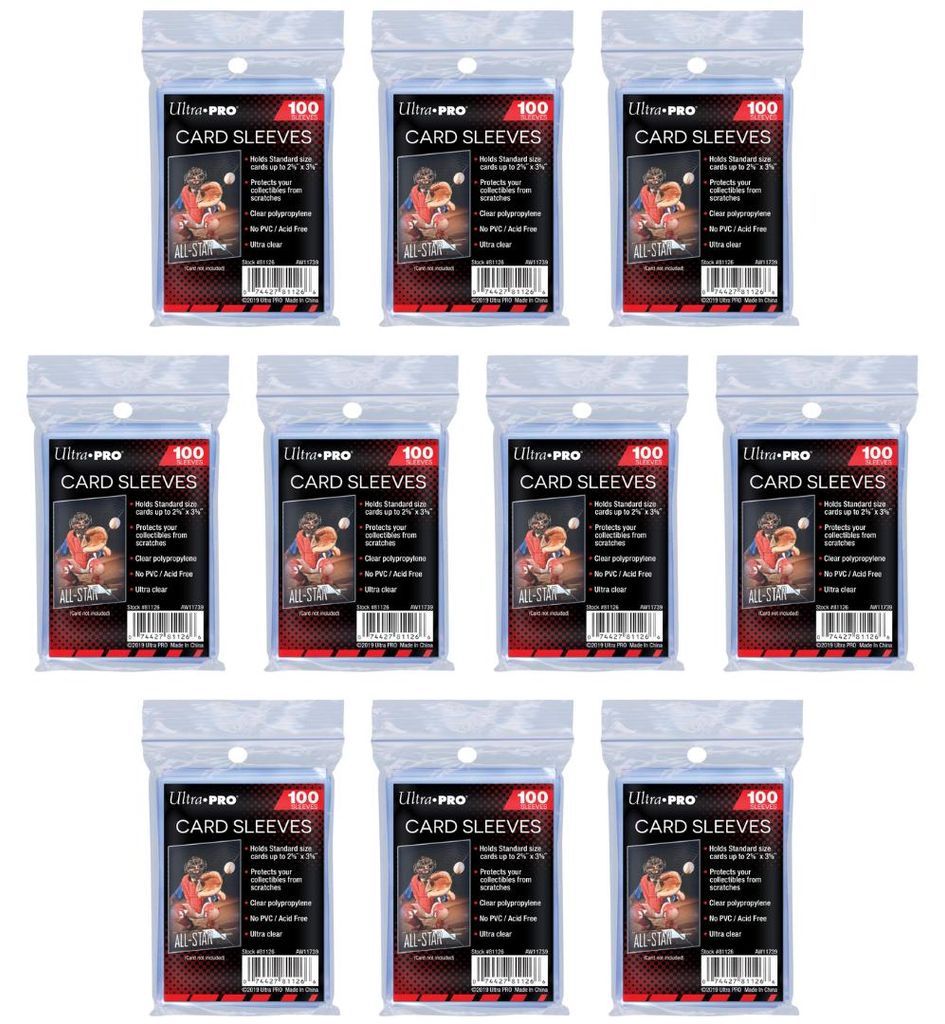 10x100 Ultra Pro zachte beschermhoezen - in totaal 1000 UP Productafbeelding 