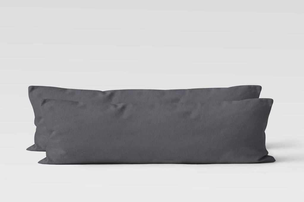 2er Set Renforcé UNI Kissenhüllen 40x145 cm Produktbild 