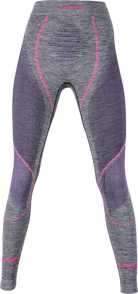 UYN Ambityon lange Funktionsunterhose melange Damen black melange/purple/raspberry L/XL
