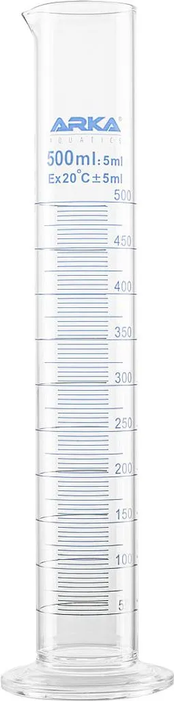 Cilindro di misurazione Arka per idrometri in vetro borosilicato