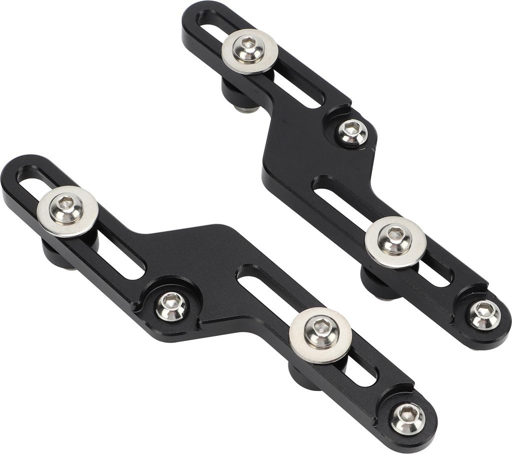 Motorrad-Windschutzscheiben-Halterungs-Set, Ersatz für Suzuki V-Strom DL650 2017-2020, Schwarz