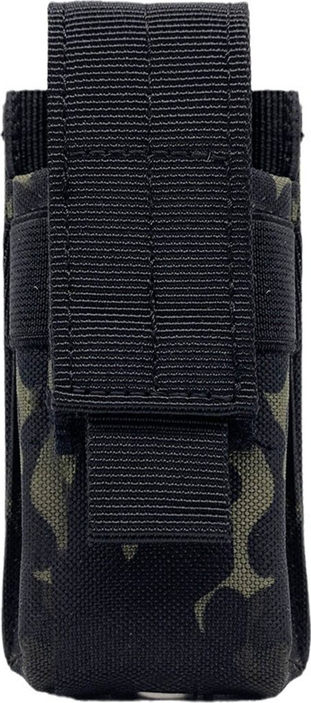 Taschenlampentasche, wasserdicht, 600D-Nylongewebe, MOLLE-System, strapazierfähig, für Outdoor-Wanderungen und Rucksackreisen, Taschenlampe, EDC-...