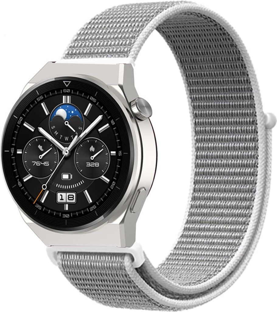 Strap-it Huawei Watch GT 3 Pro 46mm Nylonarmband (Muschel)