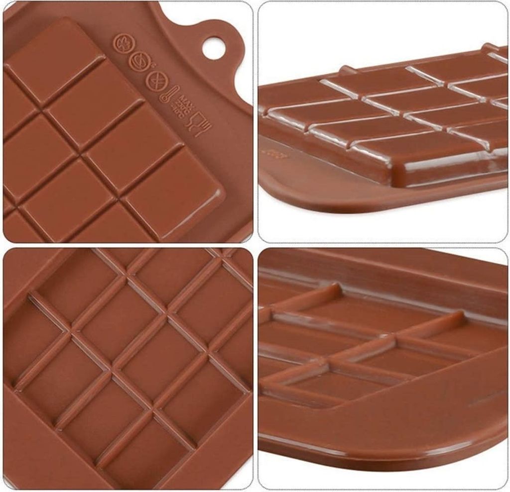 GKA 2 Stück Silikon Schokoladenform für Schokoladentafel Produktbild 5