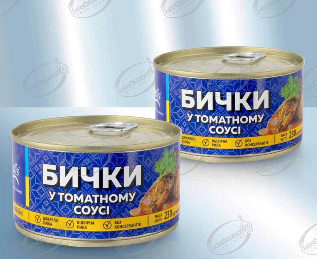 Schwarzmundgrundel in Tomatensoße 230g Бычки в томатном Produktbild 