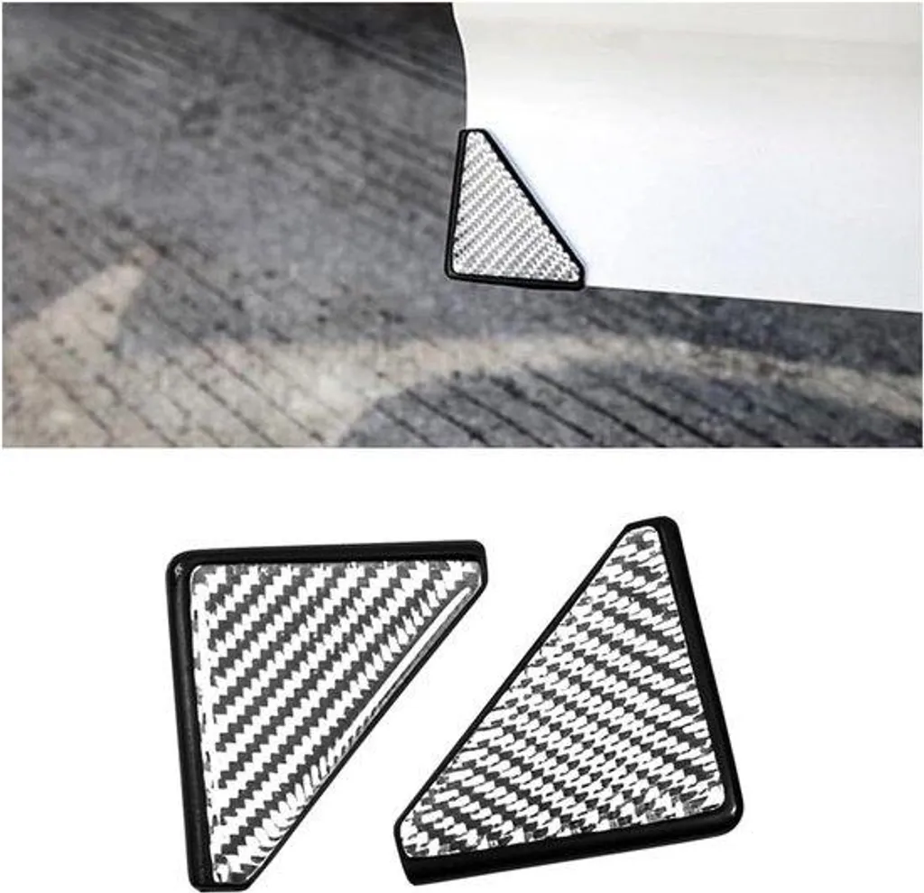 Protection de carrosserie autocollante universelle argent - Pack de 2