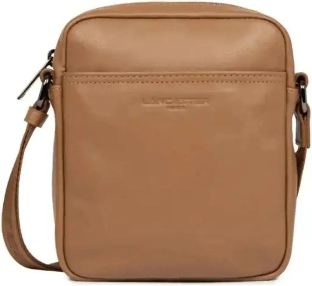 Lancaster 320-24 Camel Sacoche Uomo | Pelle Vintage Professionale