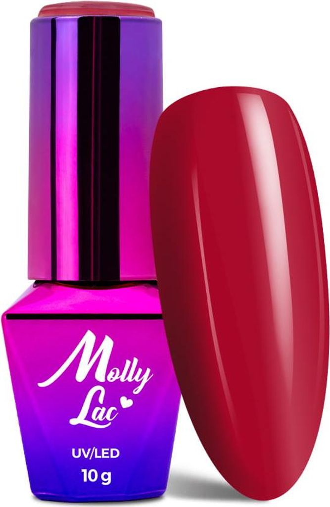MollyLac Glamour Women Red Carpet Hybrid-Nagellack, 10 g, Nr. 8