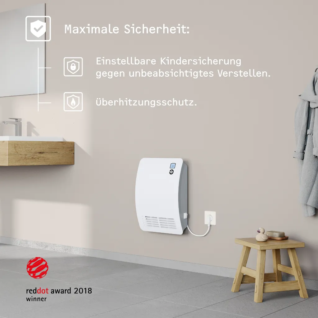 Chauffage rapide CK 20 Premium Programmable avec Détection Fenêtre - 4