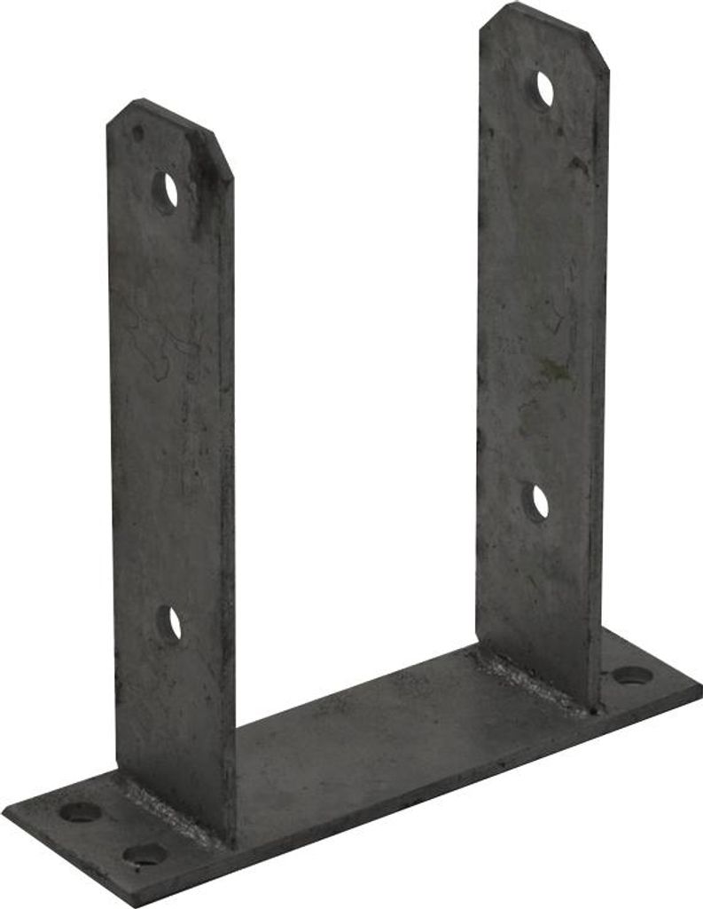 U-Pfostenträger Schwarz für 12 x 12 cm Pfosten – pro Stück Produktbild 