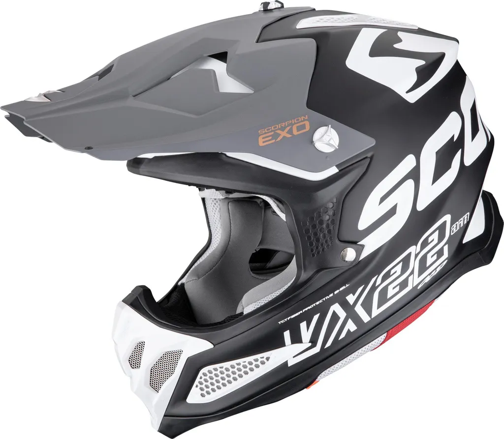 Casque Cross Intégral Scorpion VX-22 Air Updown pour Moto et Enduro