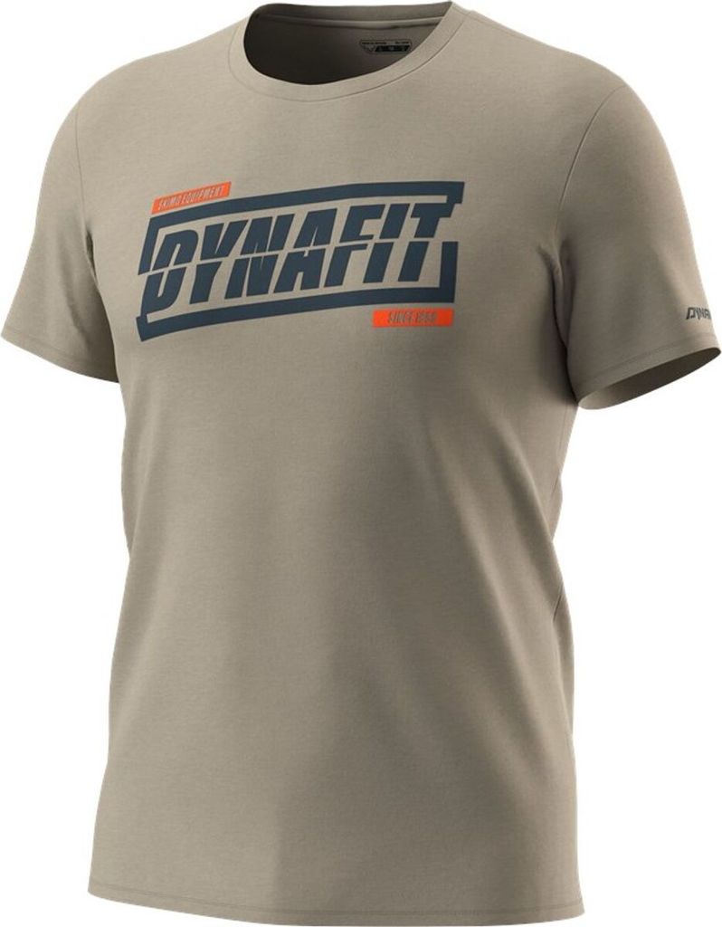 T-Shirt Graphic Baumwolle Herren - Dynafit, Größe:52/XL, Farbe:5261-rock khaki/TABLOID