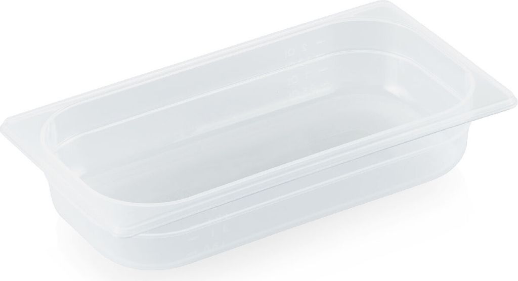 GN Behälter 1/3 GN 84, 65 mm, mit Skalierung, Polypropylene