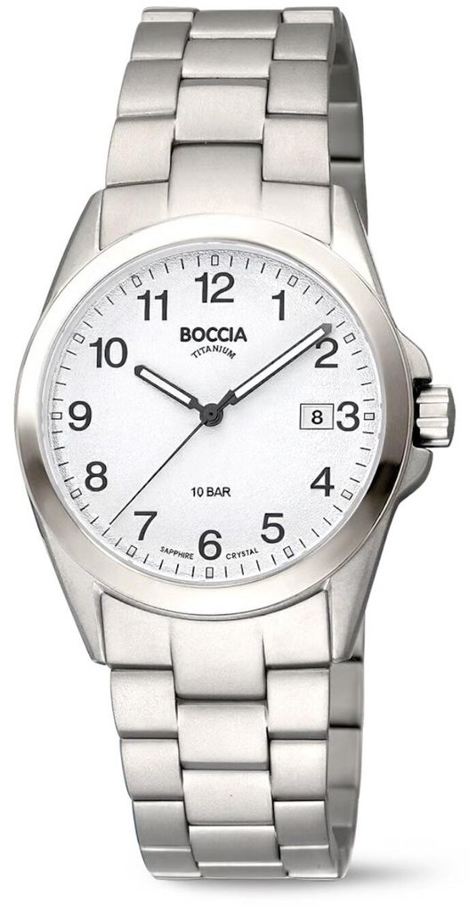 Boccia 3386-01 titanium quartz horloge voor dames, met Productafbeelding 