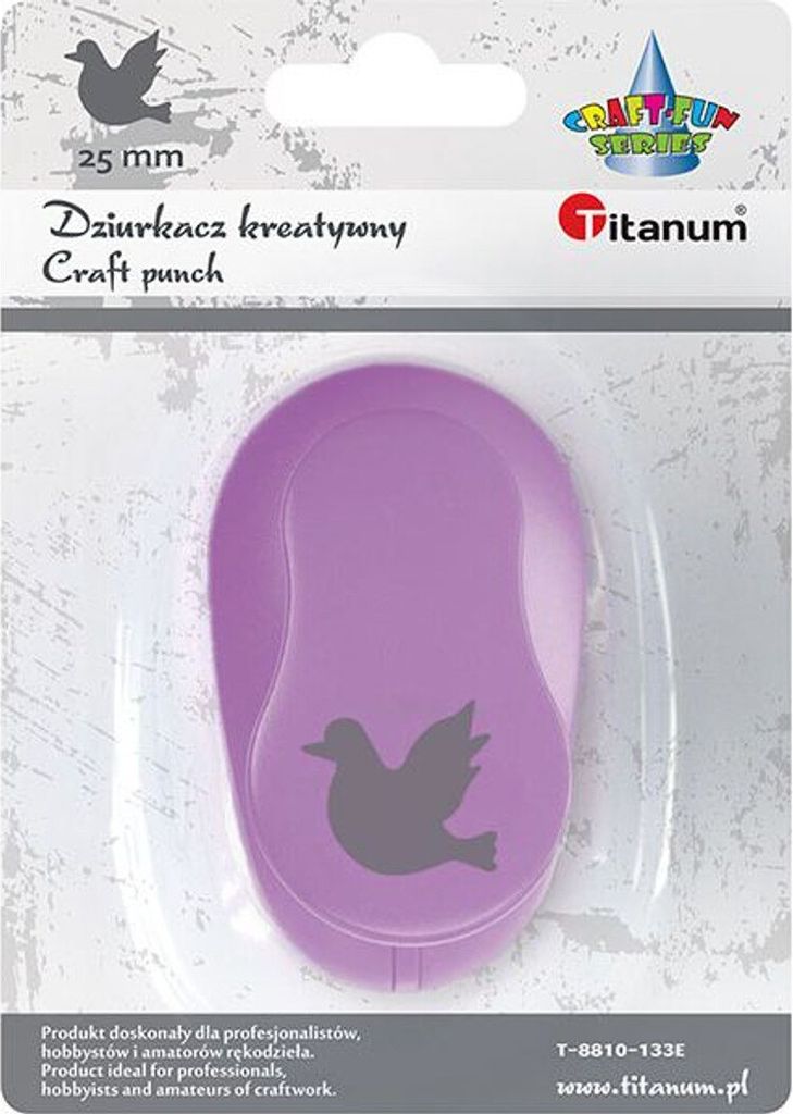 Dekorative Stanze 25mm Taube Titanum Craft-Fun Serie - 133 E
