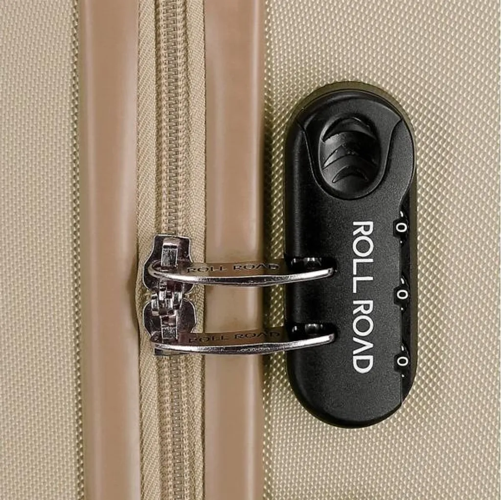 Valise Incassable Roll Road Flex Champagne Set de Voyage Robuste - 13