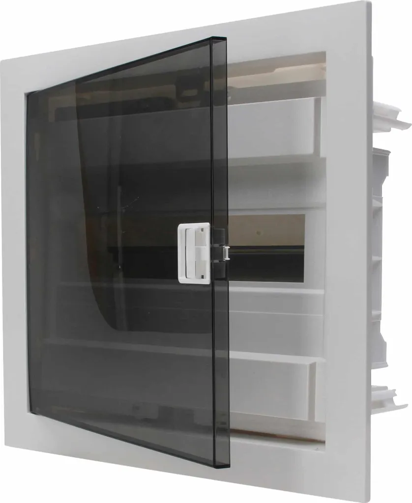 Coffret électrique encastré discret KOPP U12A IP30 pour mur et cloison