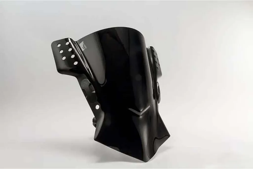 Bulle de Moto Universelle PUIG Rafale Noir pour Kawasaki - Écran de Protection