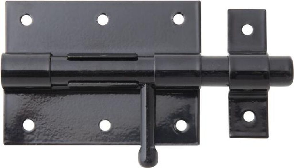 Schlossbox mit Knopfdurchmesser 14 mm, schwarz